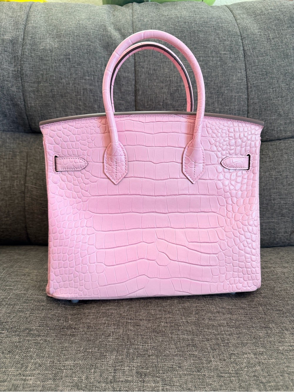 30cm baby pink handbag